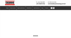 Desktop Screenshot of casanovaeng.com.br