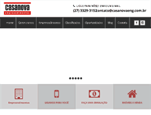 Tablet Screenshot of casanovaeng.com.br